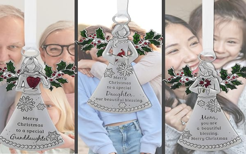 Christmasonnandsasagift: A Shining Christmas Ornament for Your Daughter