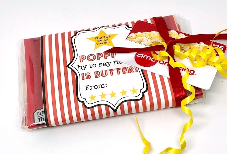 The Ultimate Christmas Gift for Teachers: Personalized Popcorn Wrapping Paper