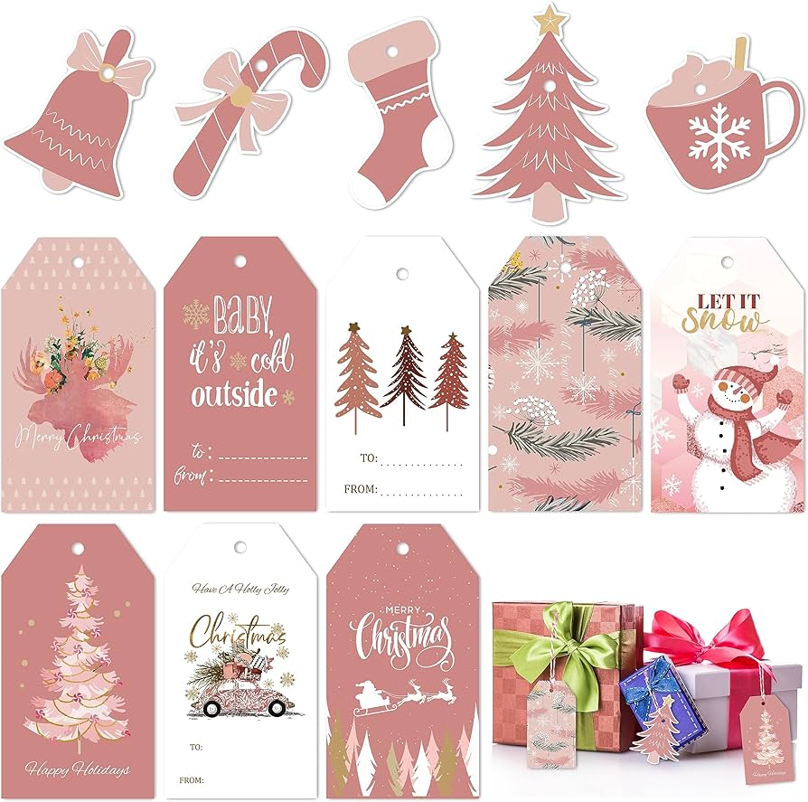 The Timeless Charm of Retro Christmas Gift Tags: A Personal Touch for Your Daughter's Special Present