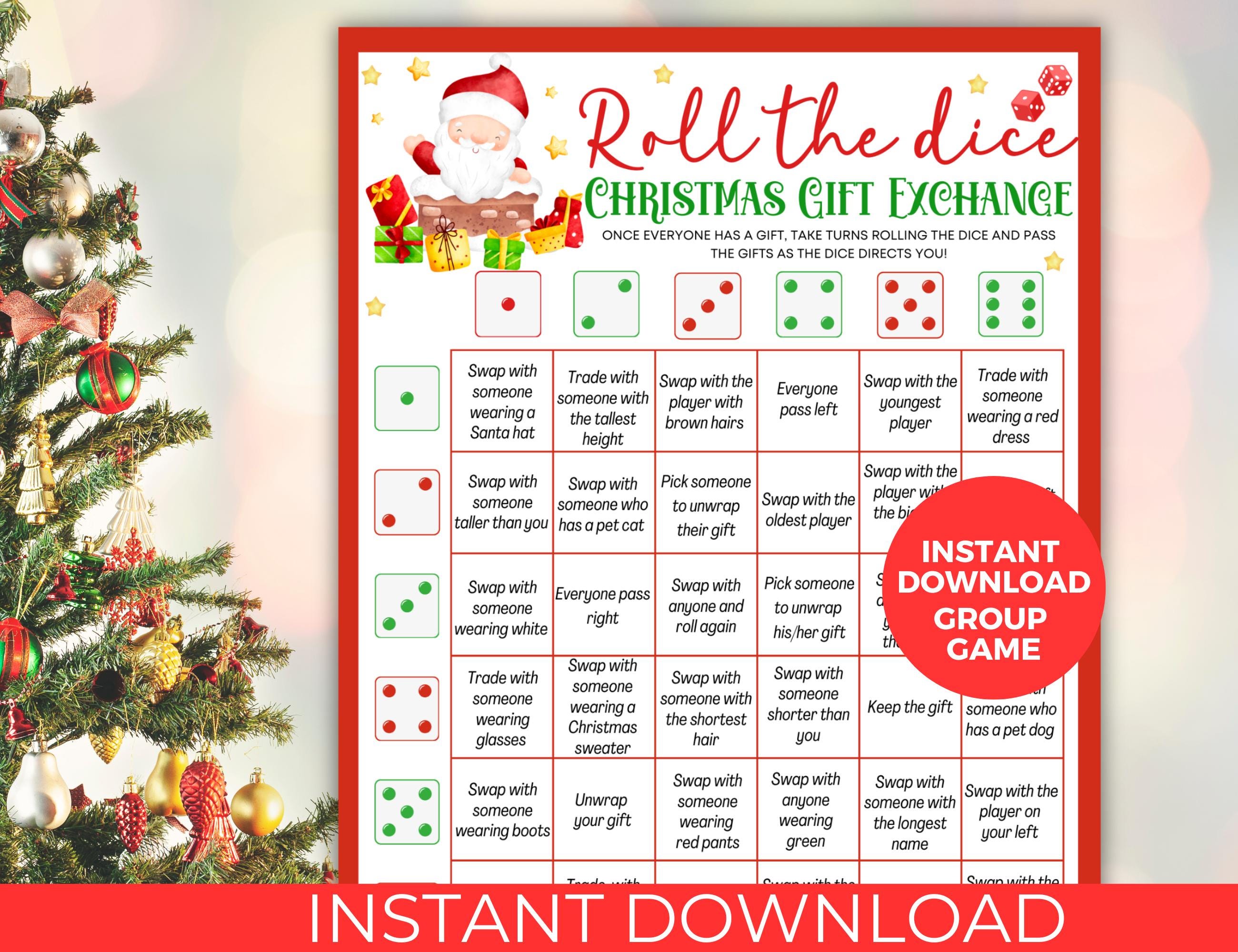 Unleash the Magic of Christmas with the "Christmas Dice Gift Exchange Game" - Your Ultimate Festive Carnival Experience!