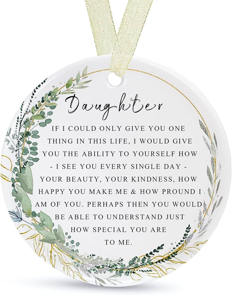 The Ultimate Christmas Gift: A Joyful Ornament for Your Daughter