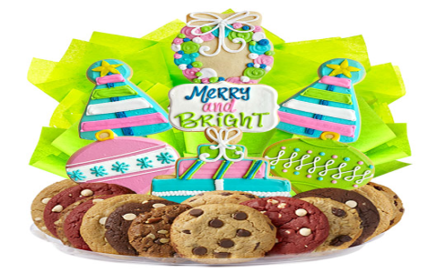 Unwrap Joy with Our Christmas Biscuit Gift Baskets - The Perfect Christmas Cookie Gift for Your Daughter!