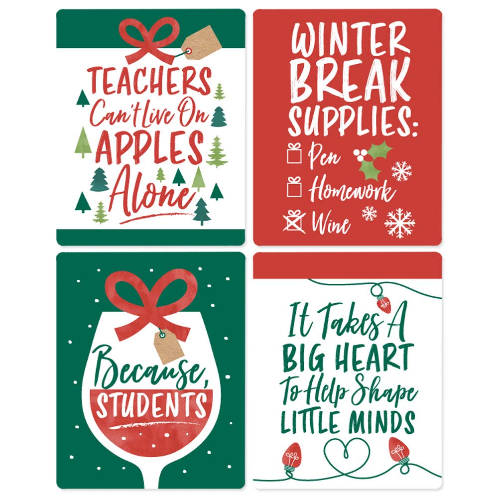 Unleash the Christmas Spirit with the Perfect Gift Labels for Your Teacher!