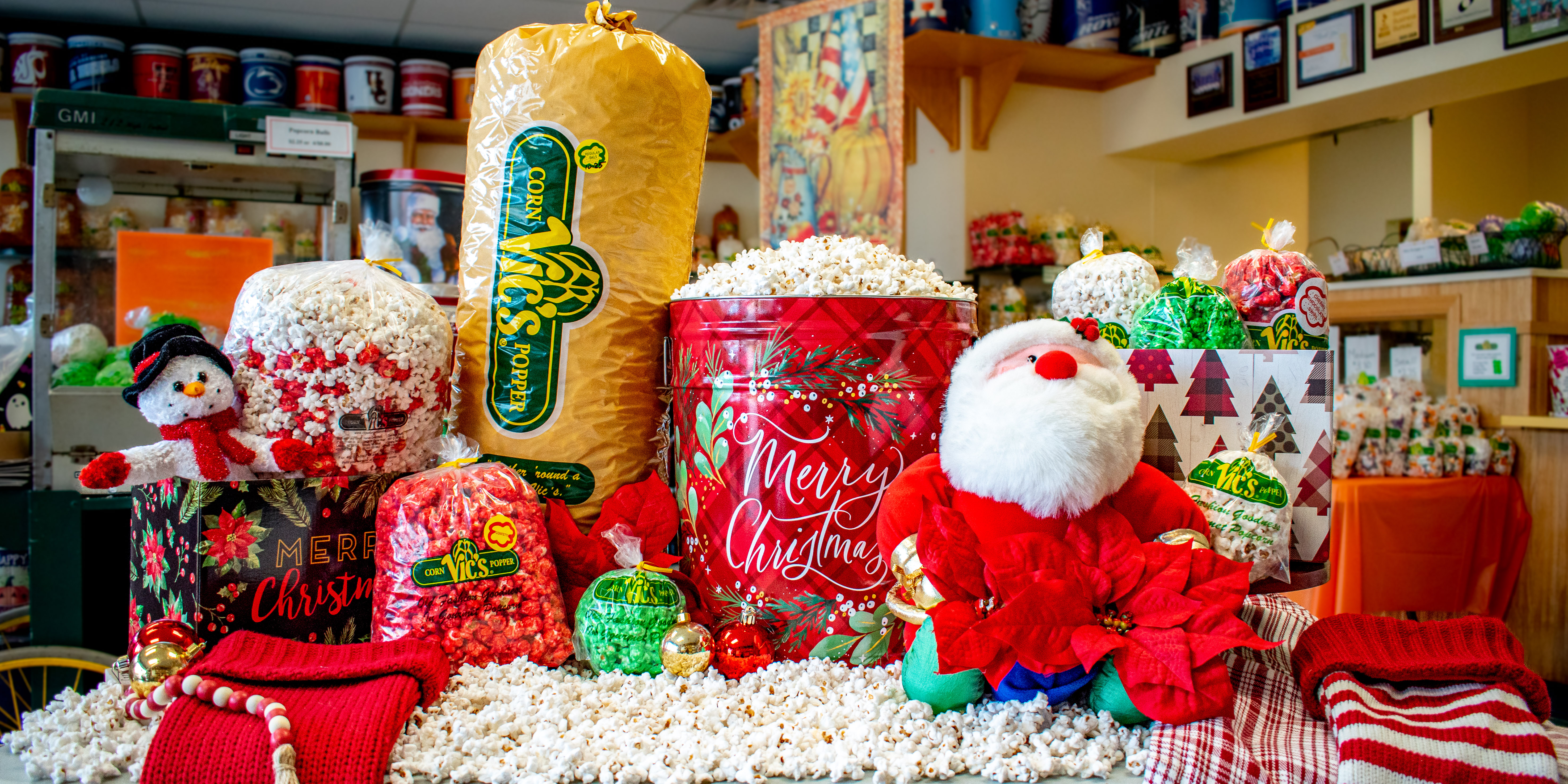 Indulge in Christmas Joy with Our Exquisite Christmas Popcorn Gift Sets