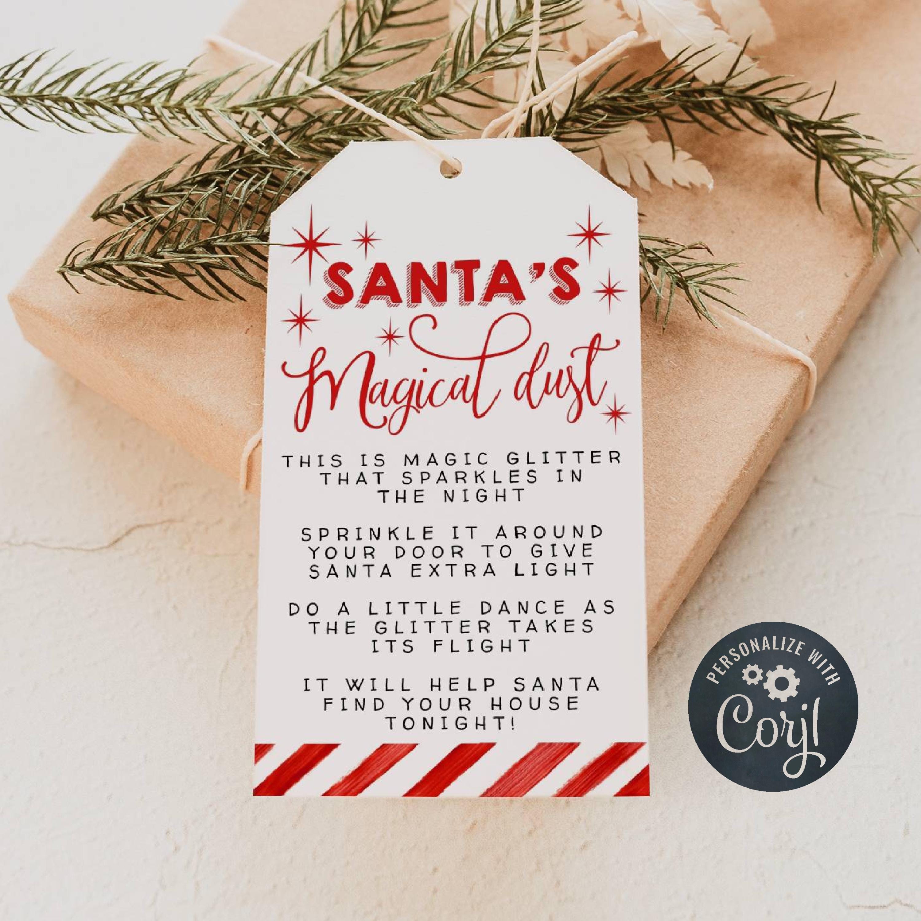 Unleash the Magic of Christmas with Handcrafted Gift Labels for Your Daughter!