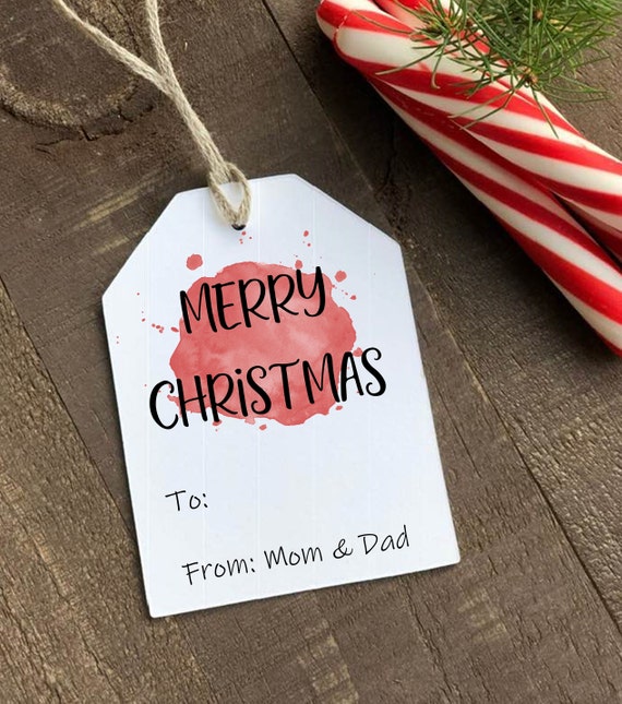 Personalized Christmas Gift Tags: A Touch of Love for Dad This Holiday Season