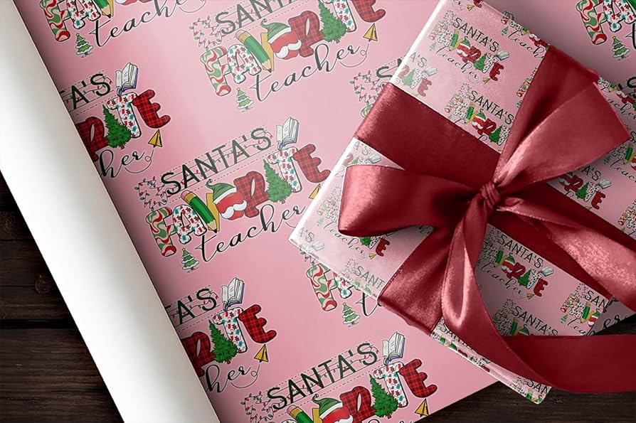 The Ultimate Christmas Gift for Teachers: Elevate Their Festive Spirit with Luxury Wrapping Paper