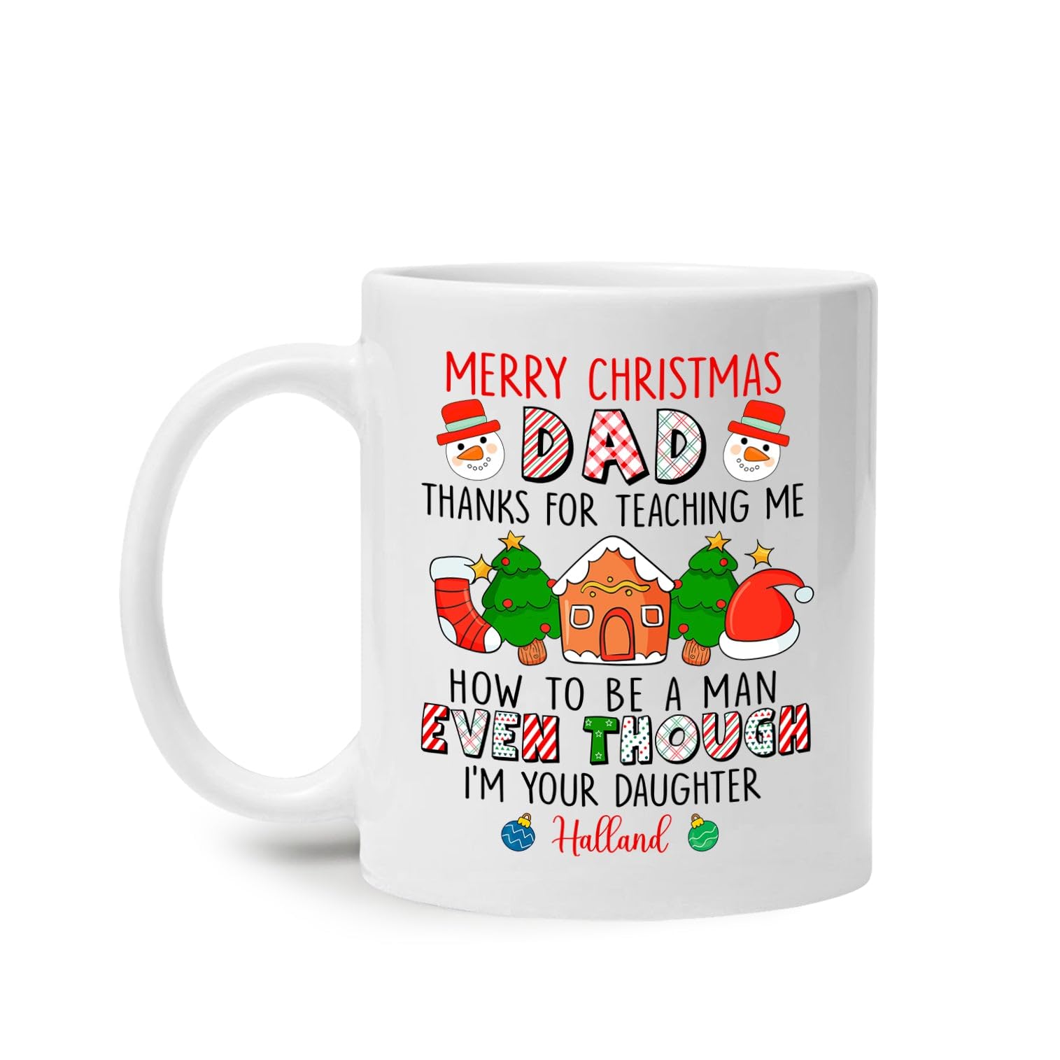 The Perfect Christmas Gift for Dad: Personalized Christmas Mug